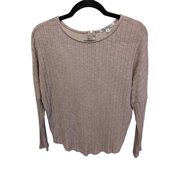 Green Envelope Mauve Sweater Casual Top Stretch  Women's Size Medium - Picture 1 of 4